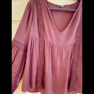 Mauve blouse